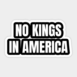 No-kings-in-america Sticker